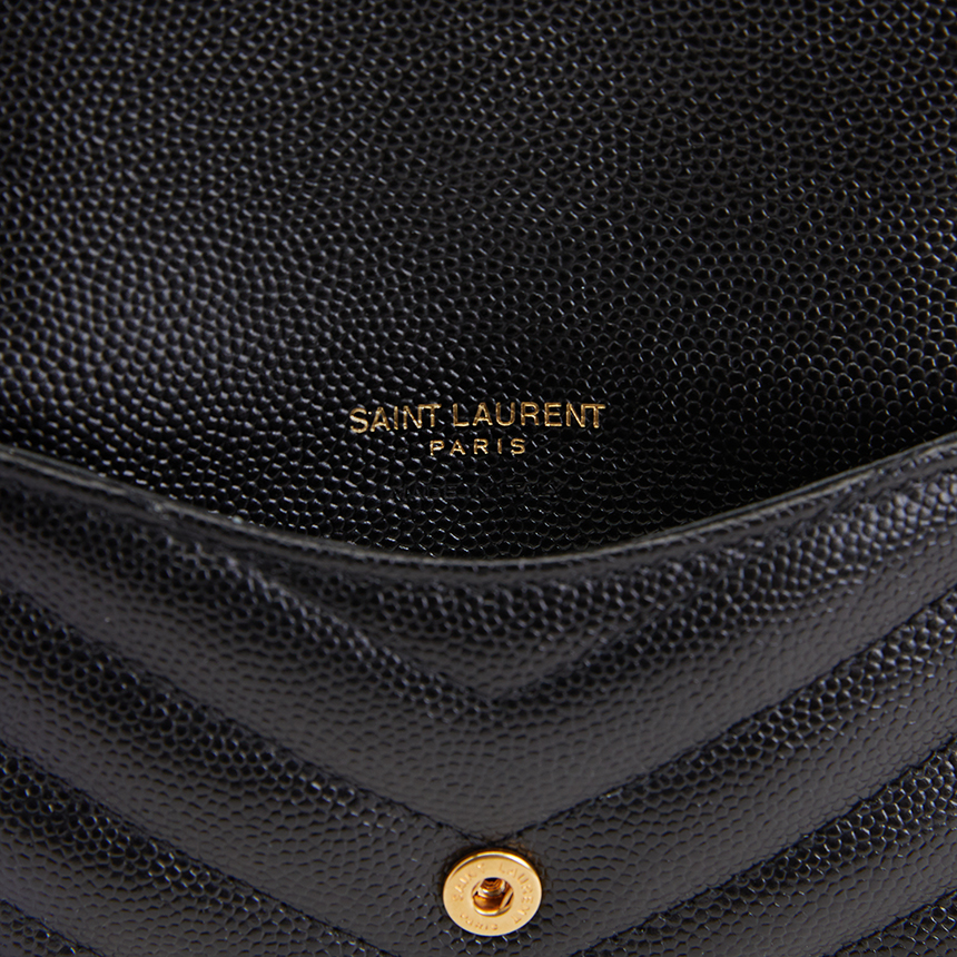 생로랑(SAINT LAURENT PARIS) 마틀라세 프라그망 여성 카드지갑 612808 BOW01 1000