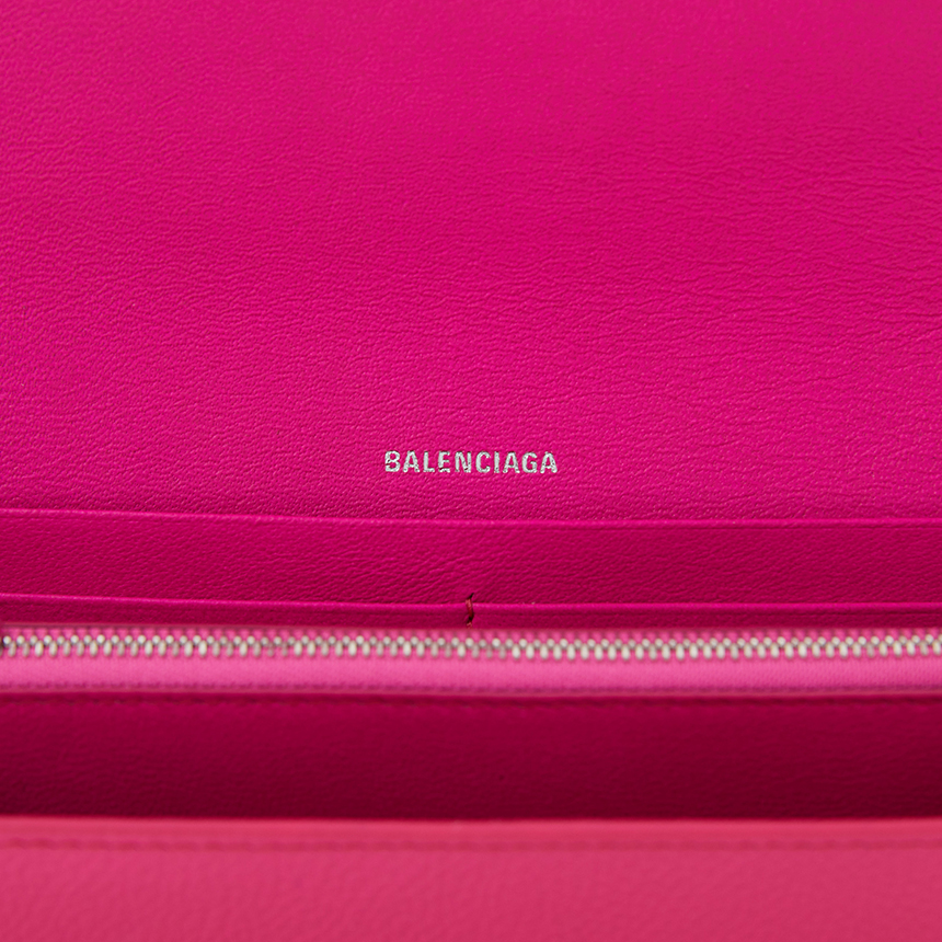 발렌시아가(BALENCIAGA) 로고 캐시 컨티넨탈 여자 체인 숄더백/장지갑 593784 1IZ43 5660
