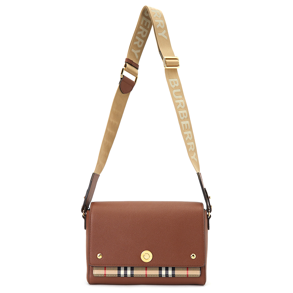 버버리(BURBERRY) 빈티지 체크 노트 크로스바디 여자 숄더백 MD NOTE 8021111