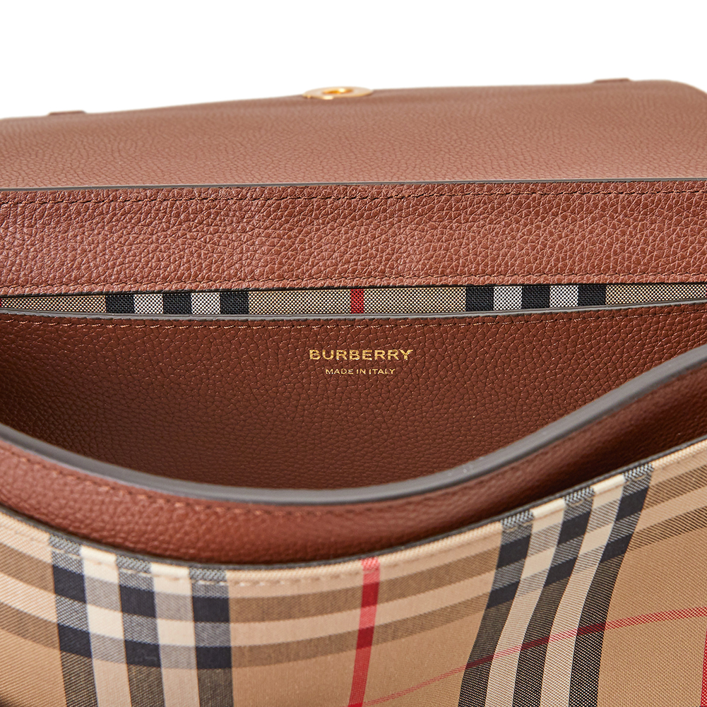 버버리(BURBERRY) 빈티지 체크 노트 크로스바디 여자 숄더백 MD NOTE 8021111