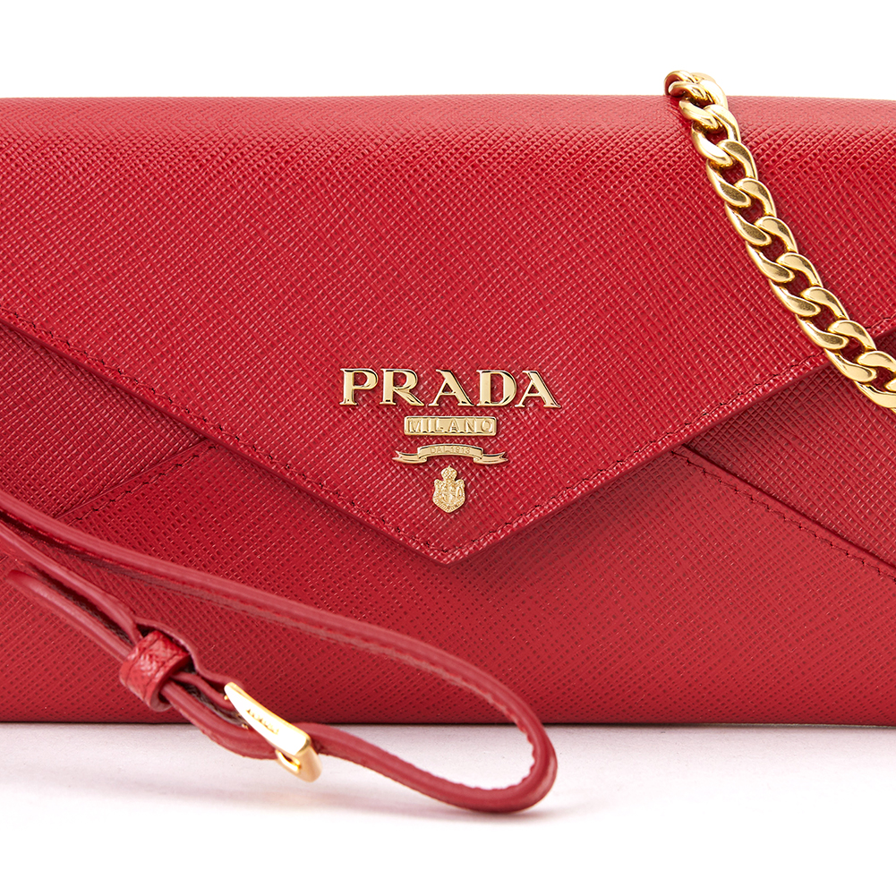 프라다(PRADA) 사피아노 메탈 여자 체인 숄더백/클러치 1DH057 QWA F068Z