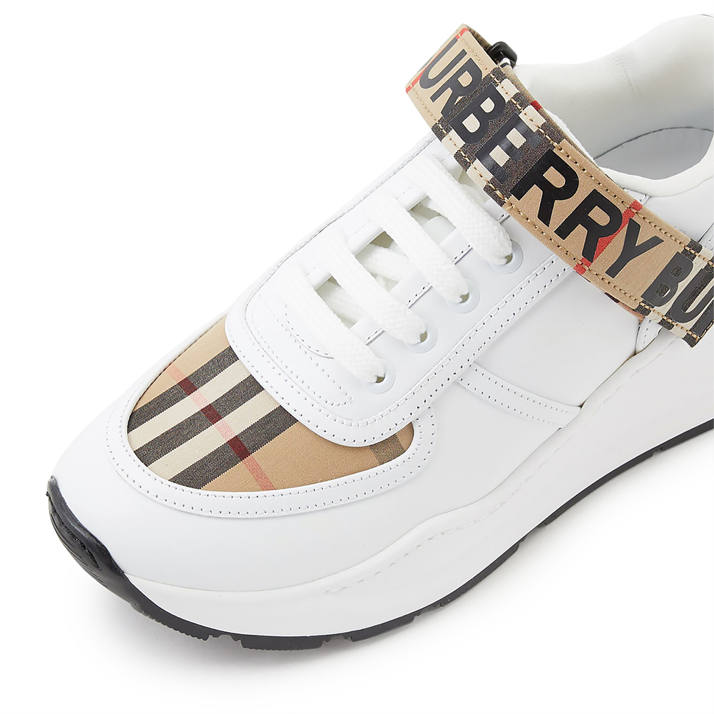 버버리(BURBERRY) 로고 빈티지 체크 여자 스니커즈 RONNIE L LOW 8025543