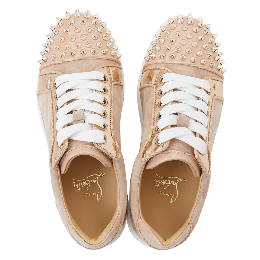 크리스찬루부탱(CHRISTIAN LOUBOUTIN) 비에이라 스파이크 플랫여자 스니커즈 1201362 P460 ANTOINETTE BLUSH