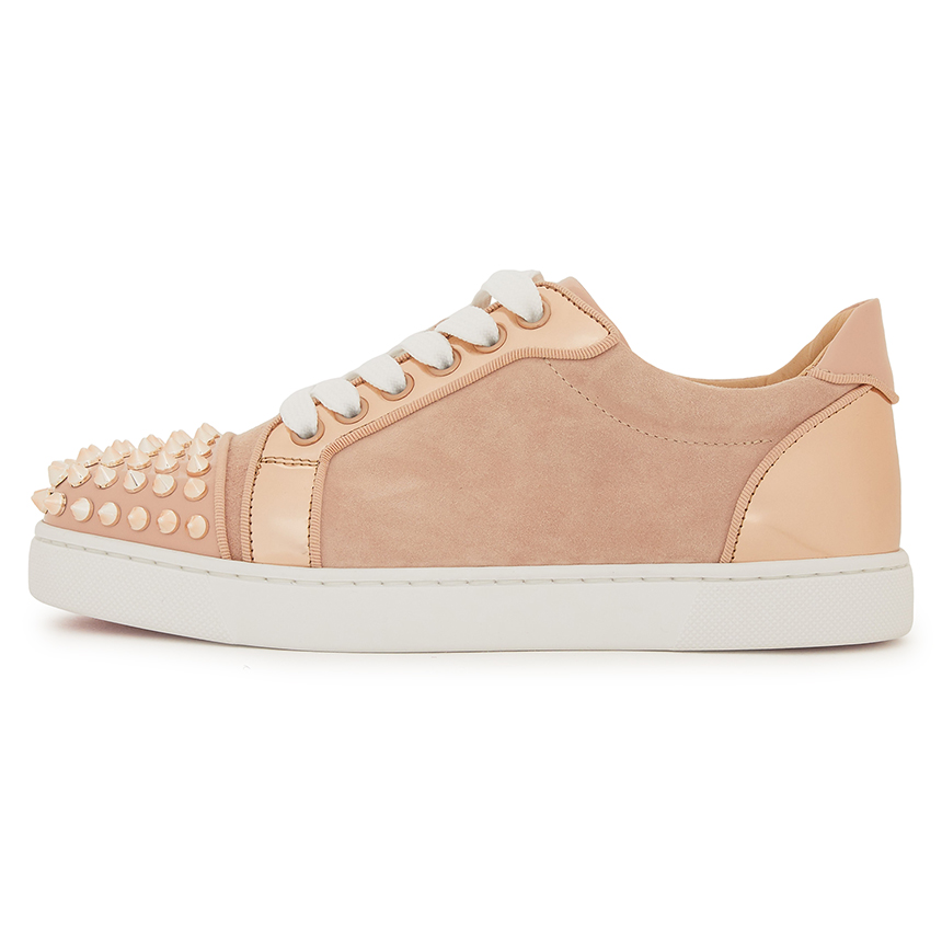 크리스찬루부탱(CHRISTIAN LOUBOUTIN) 비에이라 스파이크 플랫여자 스니커즈 1201362 P460 ANTOINETTE BLUSH