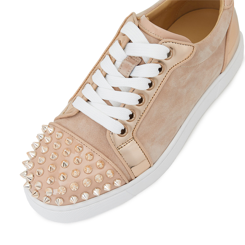크리스찬루부탱(CHRISTIAN LOUBOUTIN) 비에이라 스파이크 플랫여자 스니커즈 1201362 P460 ANTOINETTE BLUSH