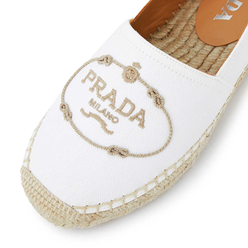 프라다(PRADA) 로고 에스파듀 여자 스니커즈 1S066M 010 F0009
