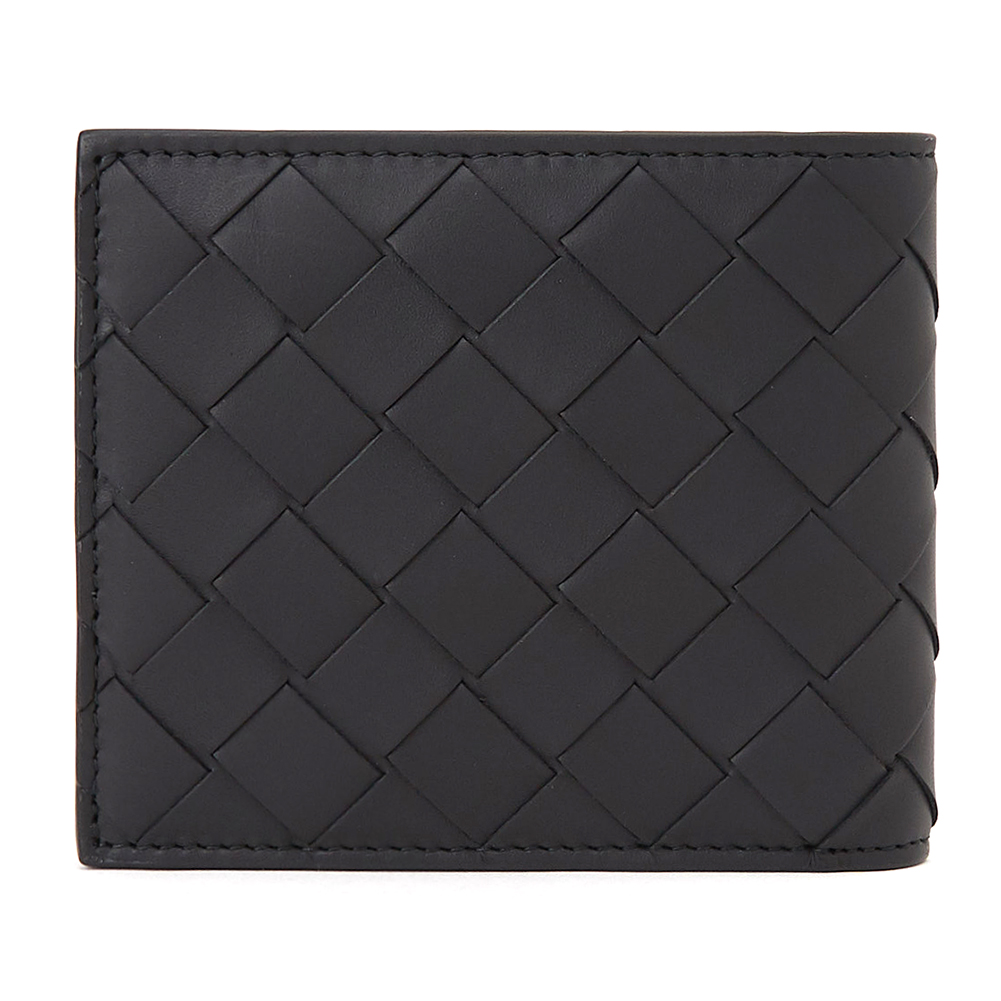 보테가베네타(BOTTEGA VENETA) 네로 인트레치아토 남자 반지갑 605721 VCPQ4 8984