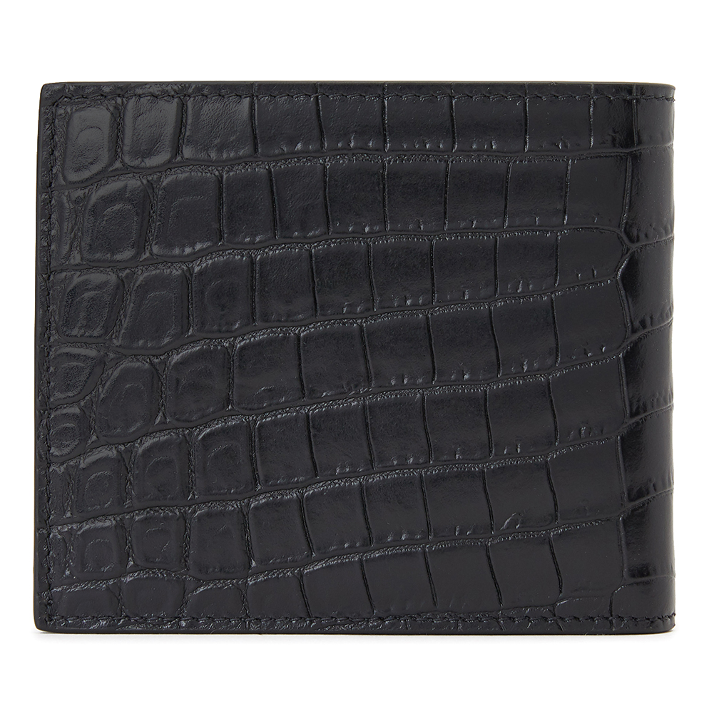 생로랑(SAINT LAURENT PARIS) 타이니 모노그램 크로커다일 남자 반지갑 607727 DZEDW 1000
