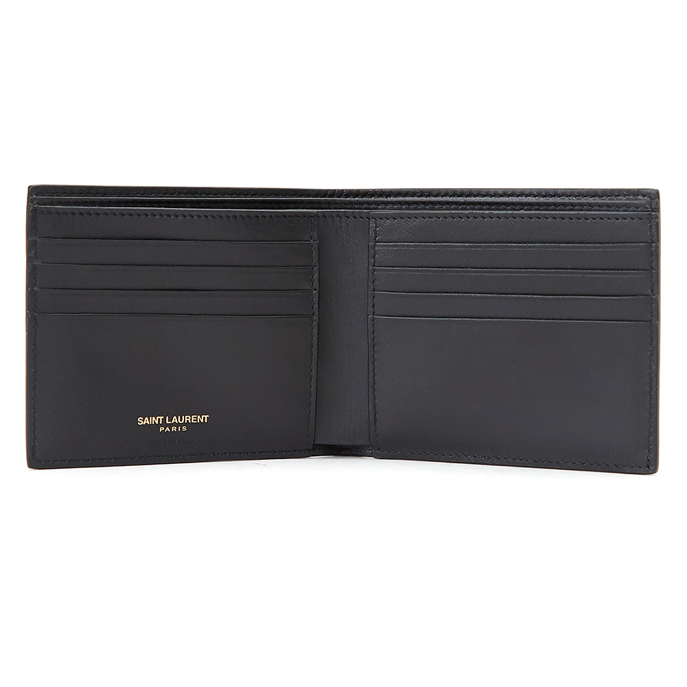 생로랑(SAINT LAURENT PARIS) 타이니 모노그램 크로커다일 남자 반지갑 607727 DZEDW 1000