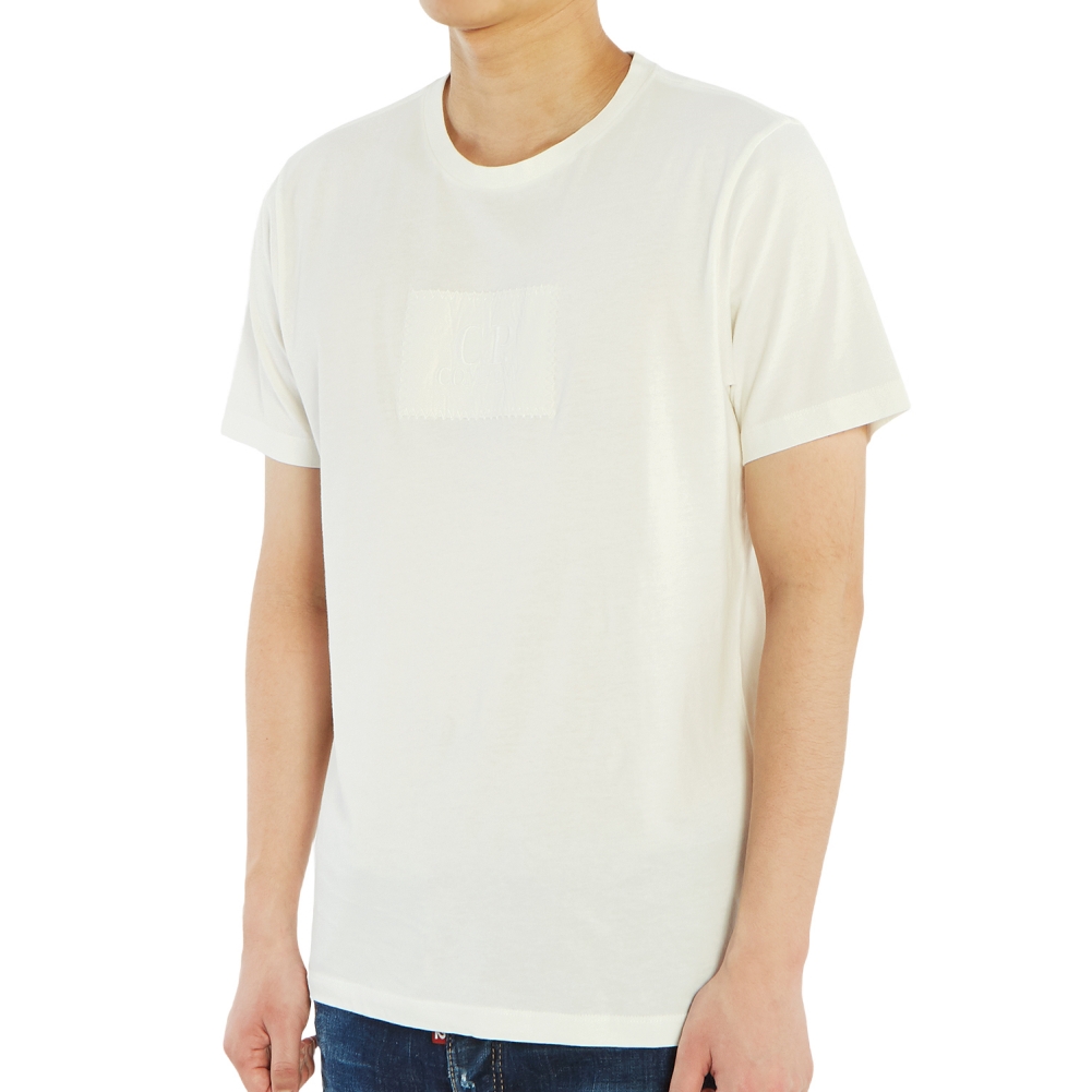 씨피컴퍼니(CP COMPANY) 로고 남자 반팔티셔츠 08CMTS141A 005100W 103