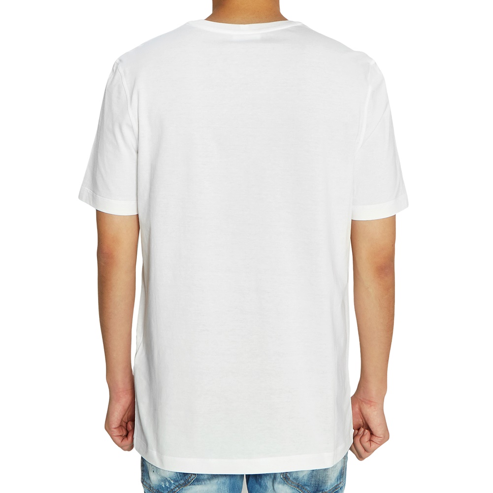 페라가모(FERRAGAMO) 1927 시그니처 남자 반팔티셔츠 12 0613 BIANCO 0728398