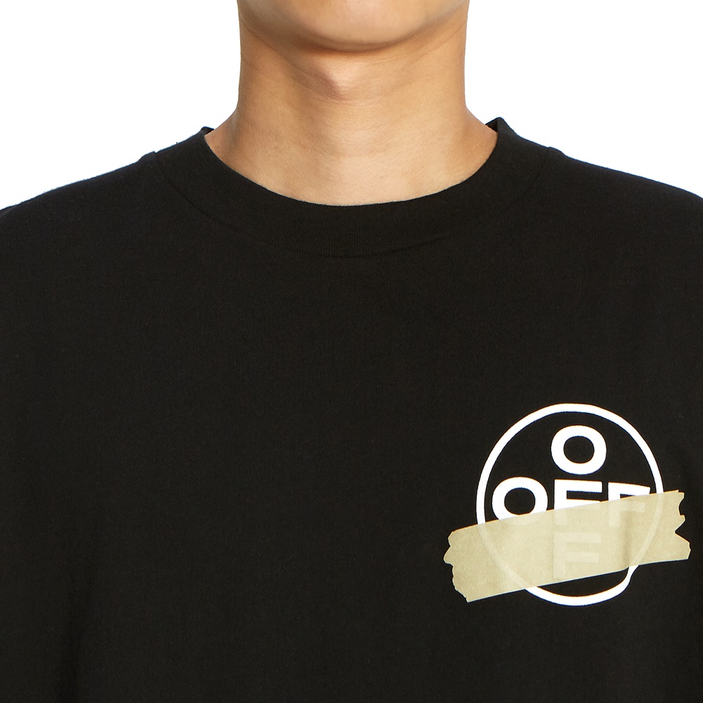 오프화이트(OFF WHITE) 테이프 애로우 오버 남자 반팔티셔츠 OMAA038R 20185002 1048