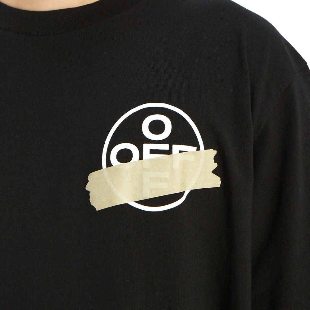 오프화이트(OFF WHITE) 테이프 애로우 오버 남자 반팔티셔츠 OMAA038R 20185002 1048