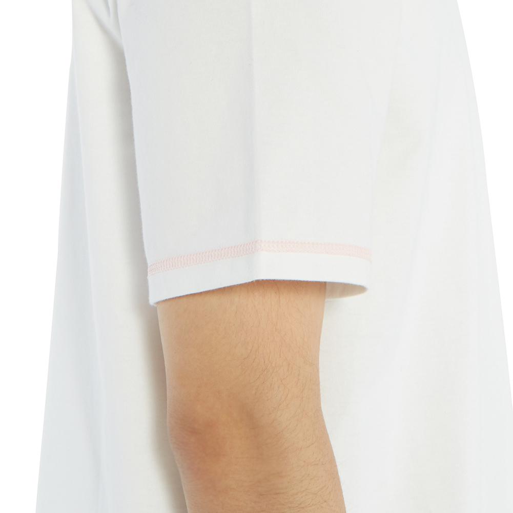 톰브라운(THOM BROWNE) 사이드 슬릿 남자 반팔티셔츠 MJS110A 01454 100