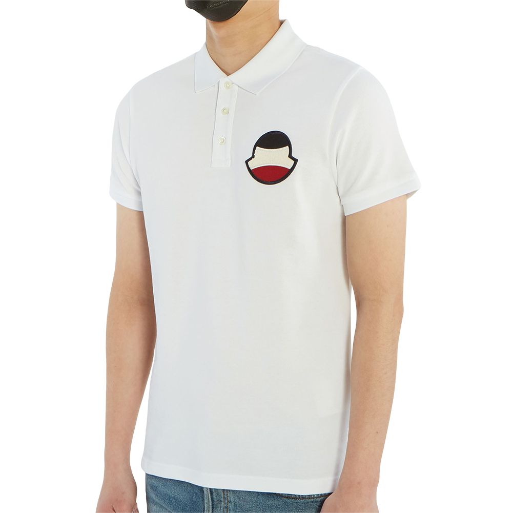 몽클레어(MONCLER) 로고 남자 폴로 반팔티셔츠 8A70400 84556 001