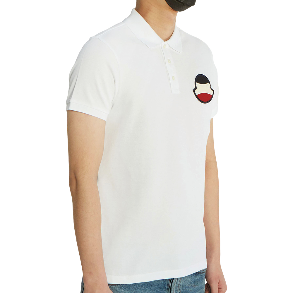 몽클레어(MONCLER) 로고 남자 폴로 반팔티셔츠 8A70400 84556 001