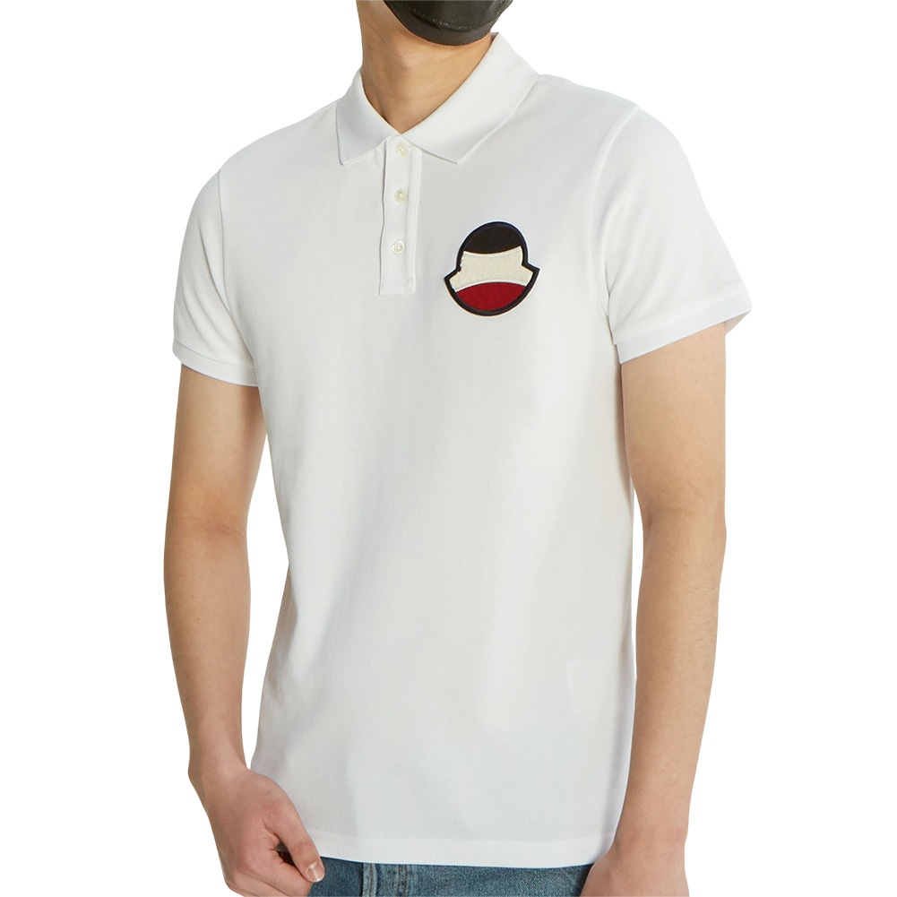 몽클레어(MONCLER) 로고 남자 폴로 반팔티셔츠 8A70400 84556 001