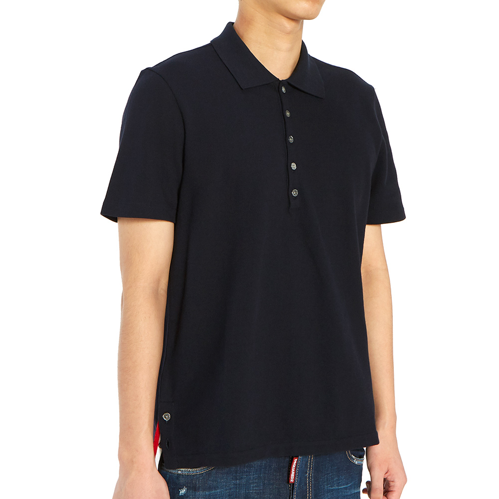 톰브라운(THOM BROWNE) 스트라이프 폴로 남자 반팔티셔츠 MJP042A 00050 415