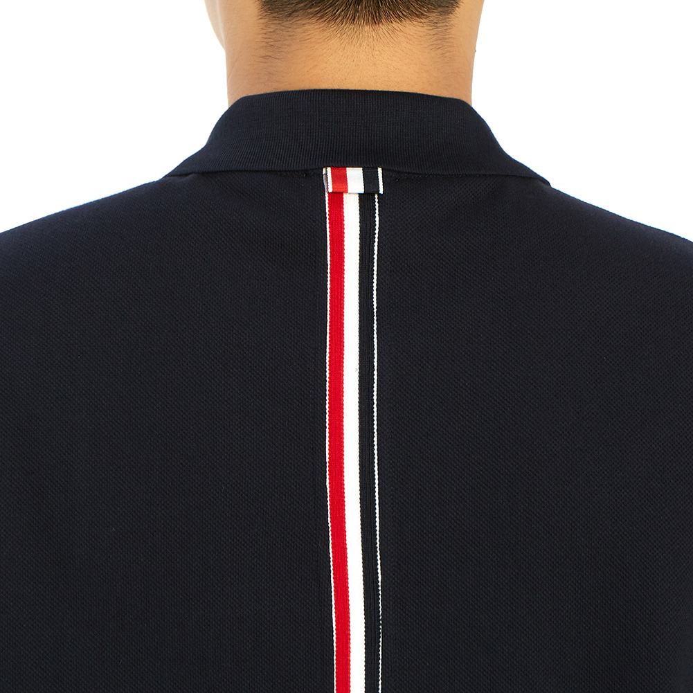 톰브라운(THOM BROWNE) 스트라이프 폴로 남자 반팔티셔츠 MJP042A 00050 415