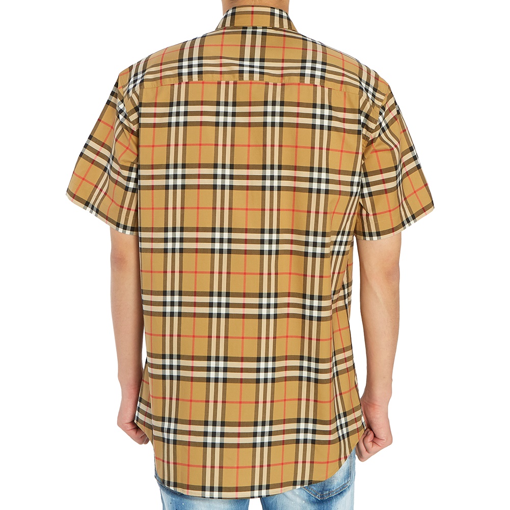 버버리(BURBERRY) 빈티지 체크 남자 반팔 셔츠 JAMESON 8022265 A2219