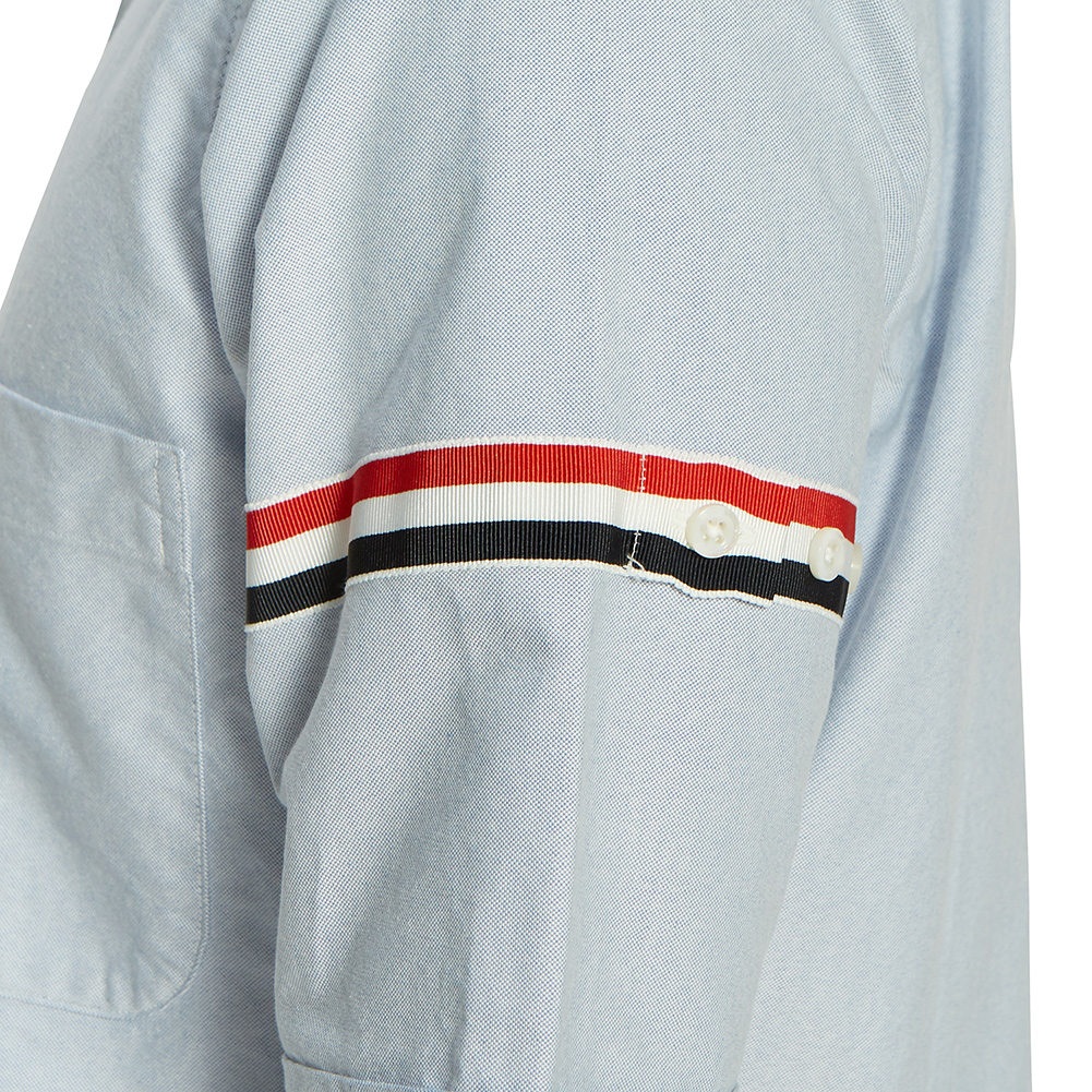 톰브라운(THOM BROWNE) 옥스포드 클래식 암밴드 남자 반팔 셔츠 MWS242A 00139 480