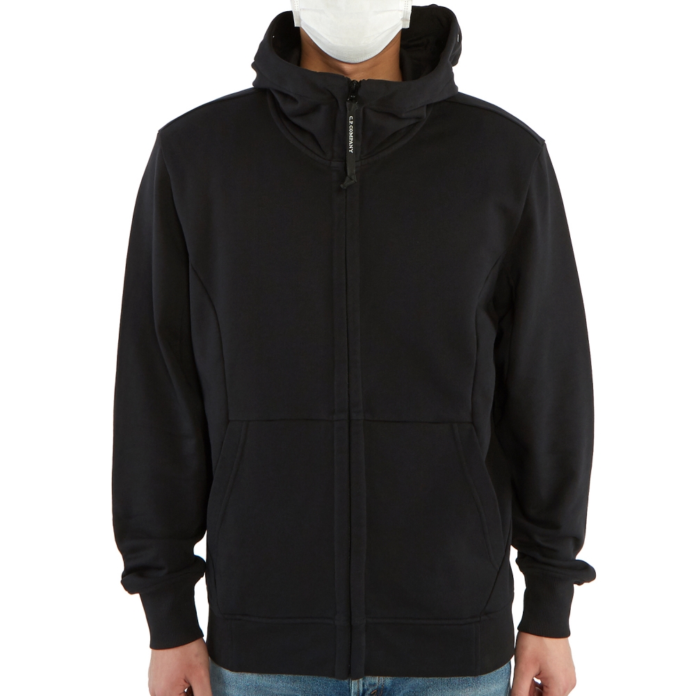 씨피컴퍼니(CP COMPANY) 고글 후드 남자 집업 자켓 08CMSS015A 005160W 999