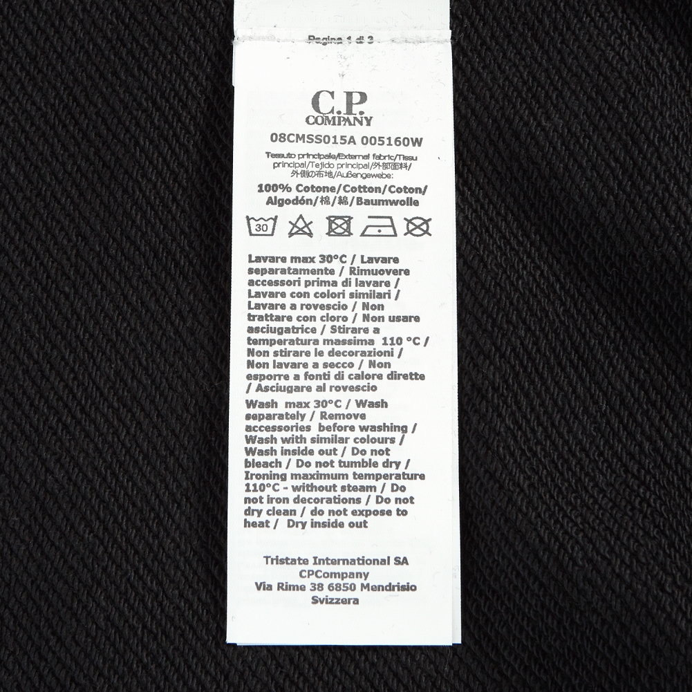 씨피컴퍼니(CP COMPANY) 고글 후드 남자 집업 자켓 08CMSS015A 005160W 999