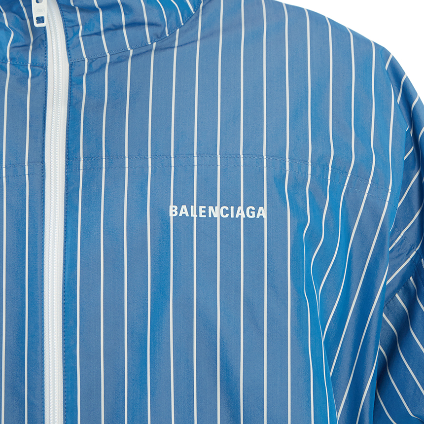 발렌시아가(BALENCIAGA) 로고 스트라이프남자 집업 자켓 571434 TGM07 4640