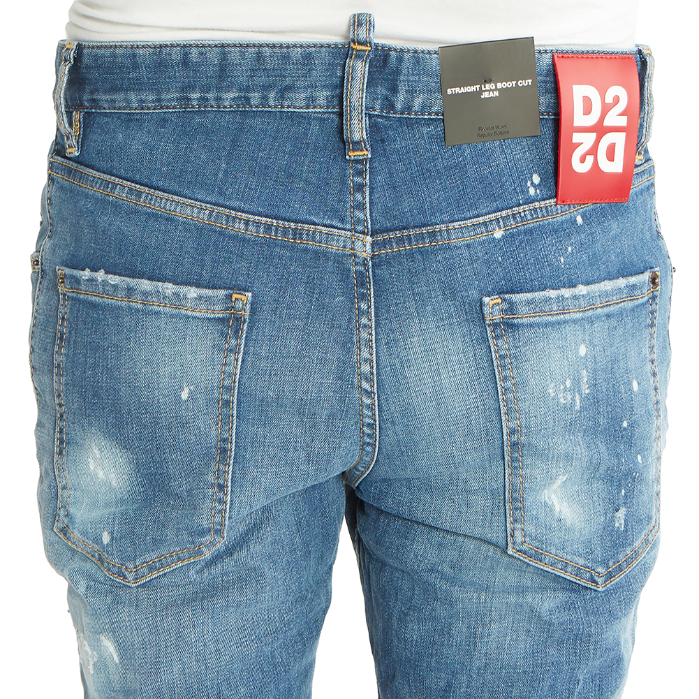 디스퀘어드2(DSQUARED2) 스트레이트 레그 부츠컷 남자 진 S71LB0719 S30664 470