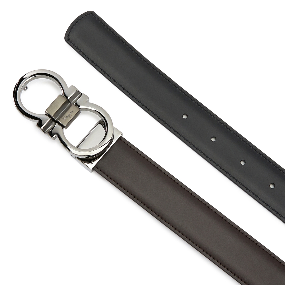 페라가모(FERRAGAMO) 더블 간치니 남자 양면 캐쥬얼벨트 (프리컷팅) 67 8648 00 0444078