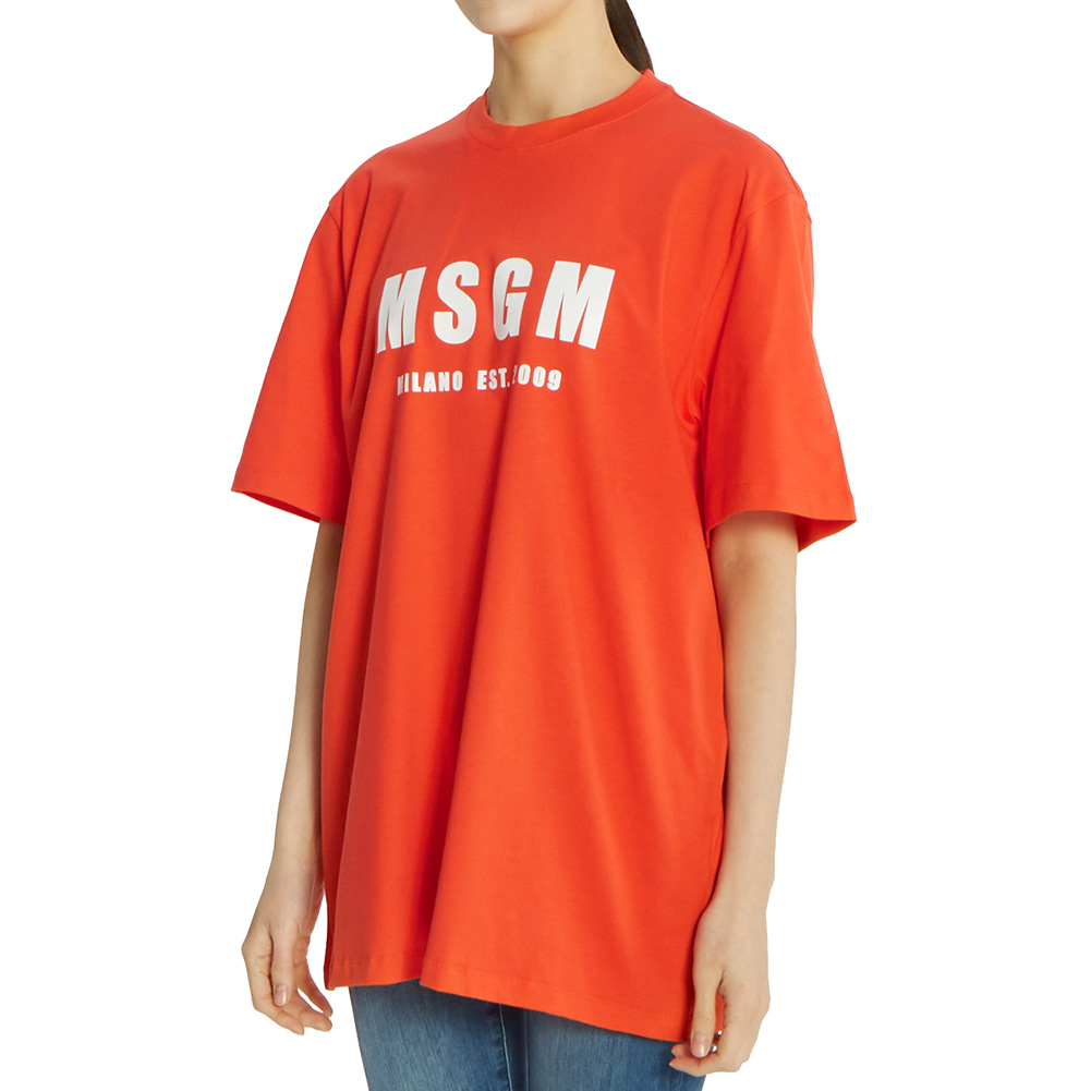 엠에스지엠(MSGM) 로고 여자 반팔티셔츠 2841MDM92 207298 10