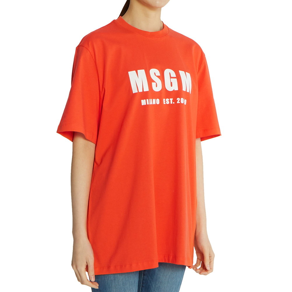 엠에스지엠(MSGM) 로고 여자 반팔티셔츠 2841MDM92 207298 10