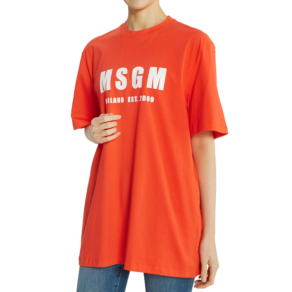 엠에스지엠(MSGM) 로고 여자 반팔티셔츠 2841MDM92 207298 10
