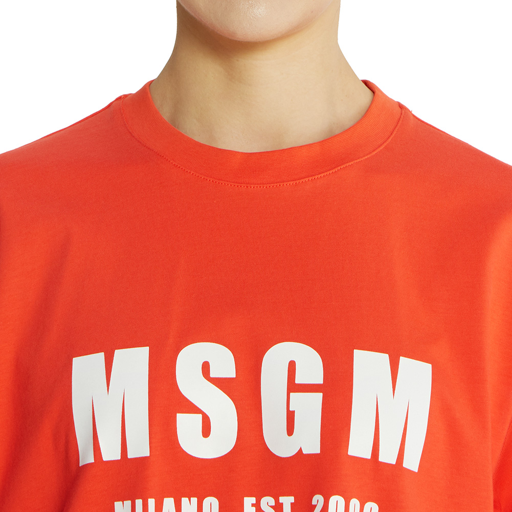 엠에스지엠(MSGM) 로고 여자 반팔티셔츠 2841MDM92 207298 10