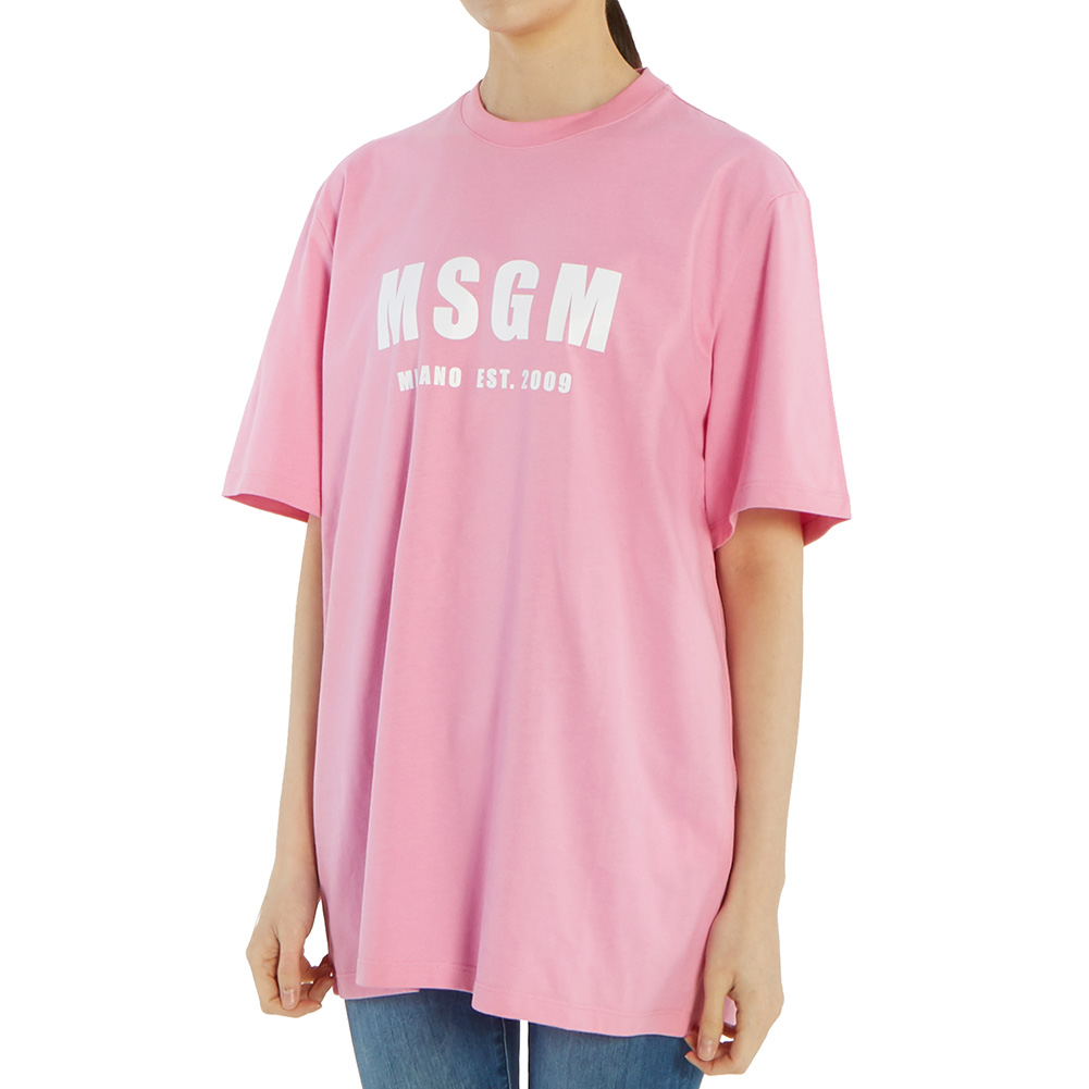 엠에스지엠(MSGM) 로고 여자 반팔티셔츠 2841MDM92 207298 12