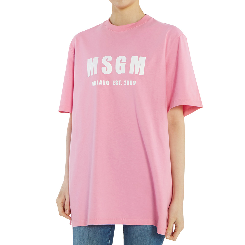 엠에스지엠(MSGM) 로고 여자 반팔티셔츠 2841MDM92 207298 12