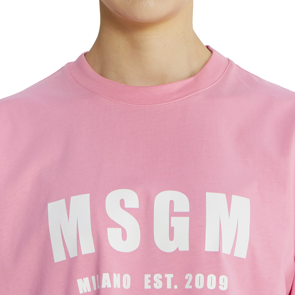엠에스지엠(MSGM) 로고 여자 반팔티셔츠 2841MDM92 207298 12