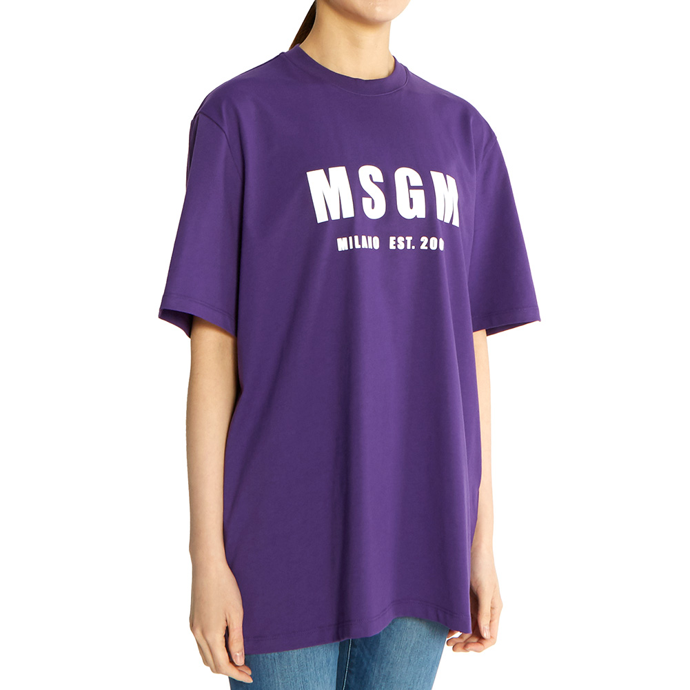 엠에스지엠(MSGM) 로고 여자 반팔티셔츠 2841MDM92 207298 74