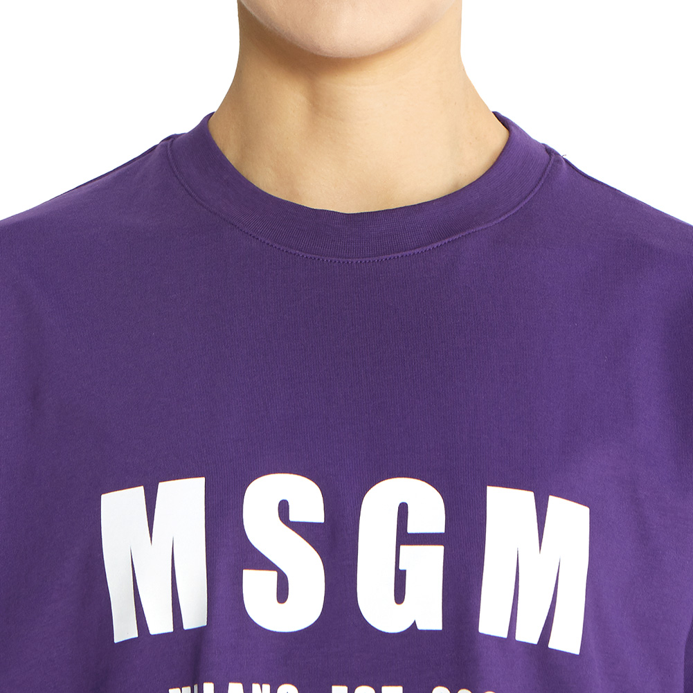 엠에스지엠(MSGM) 로고 여자 반팔티셔츠 2841MDM92 207298 74