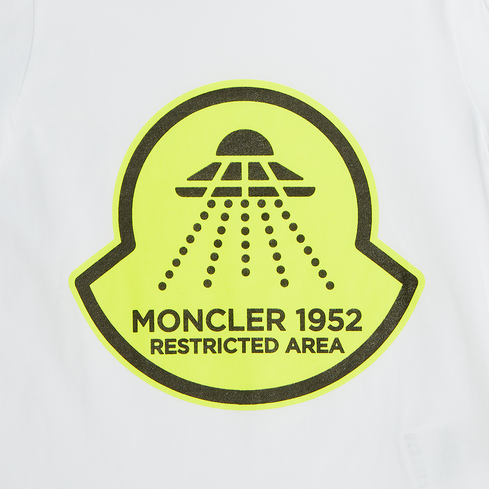 몽클레어키즈(MONCLER KIDS) 로고 키즈 반팔티셔츠 8C70620 83907 001 8A10A