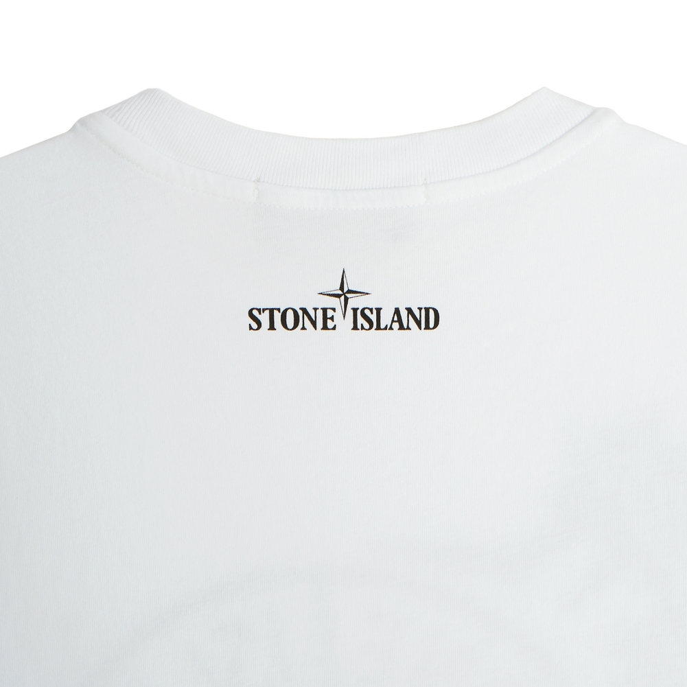 스톤아일랜드키즈(STONE ISLAND KIDS) 로고 키즈 반팔티셔츠 (성인착용가능) 721621056 V0001 12A14A