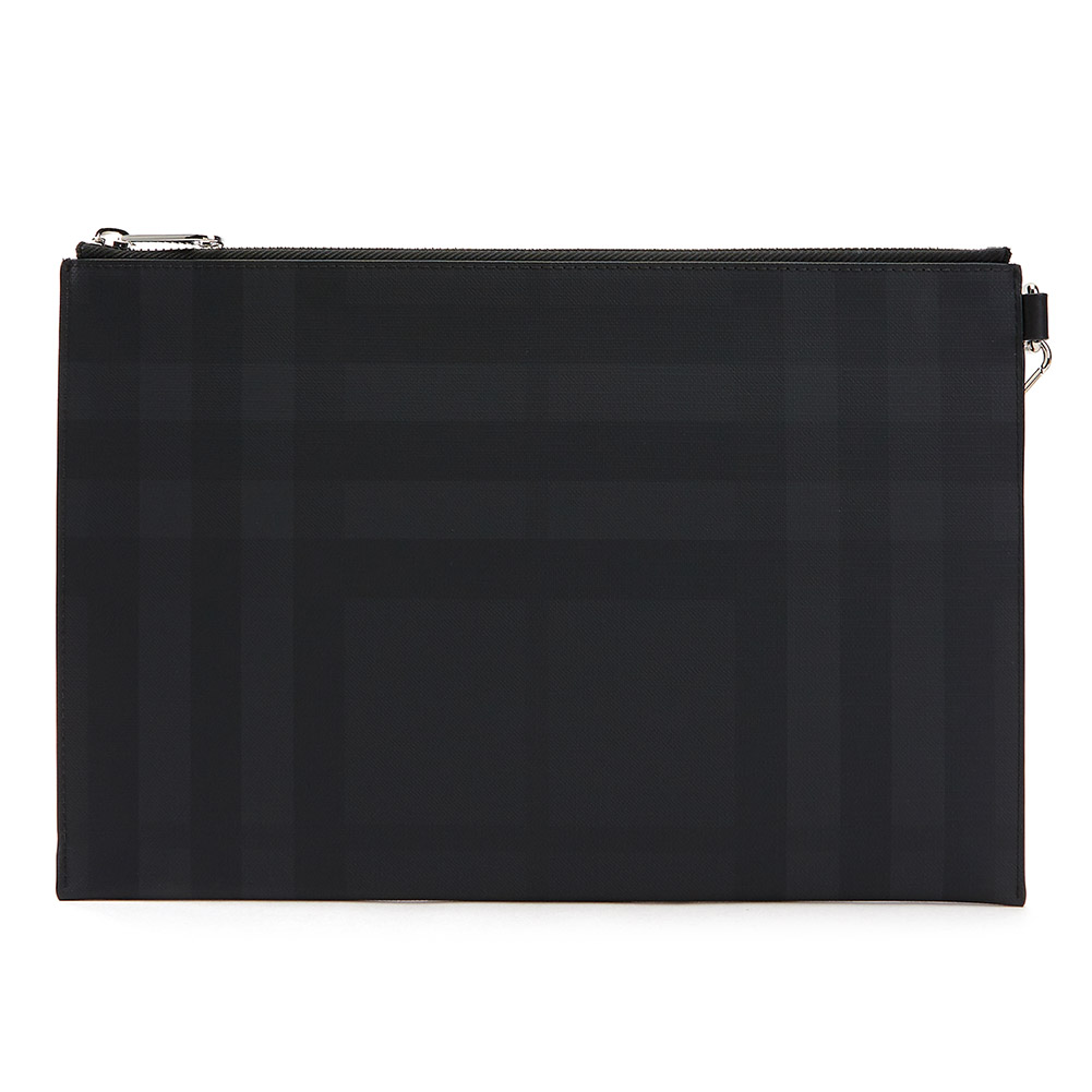 버버리(BURBERRY) 로고 그래픽 런던 체크 남자 클러치/파우치 EDIN 8022559