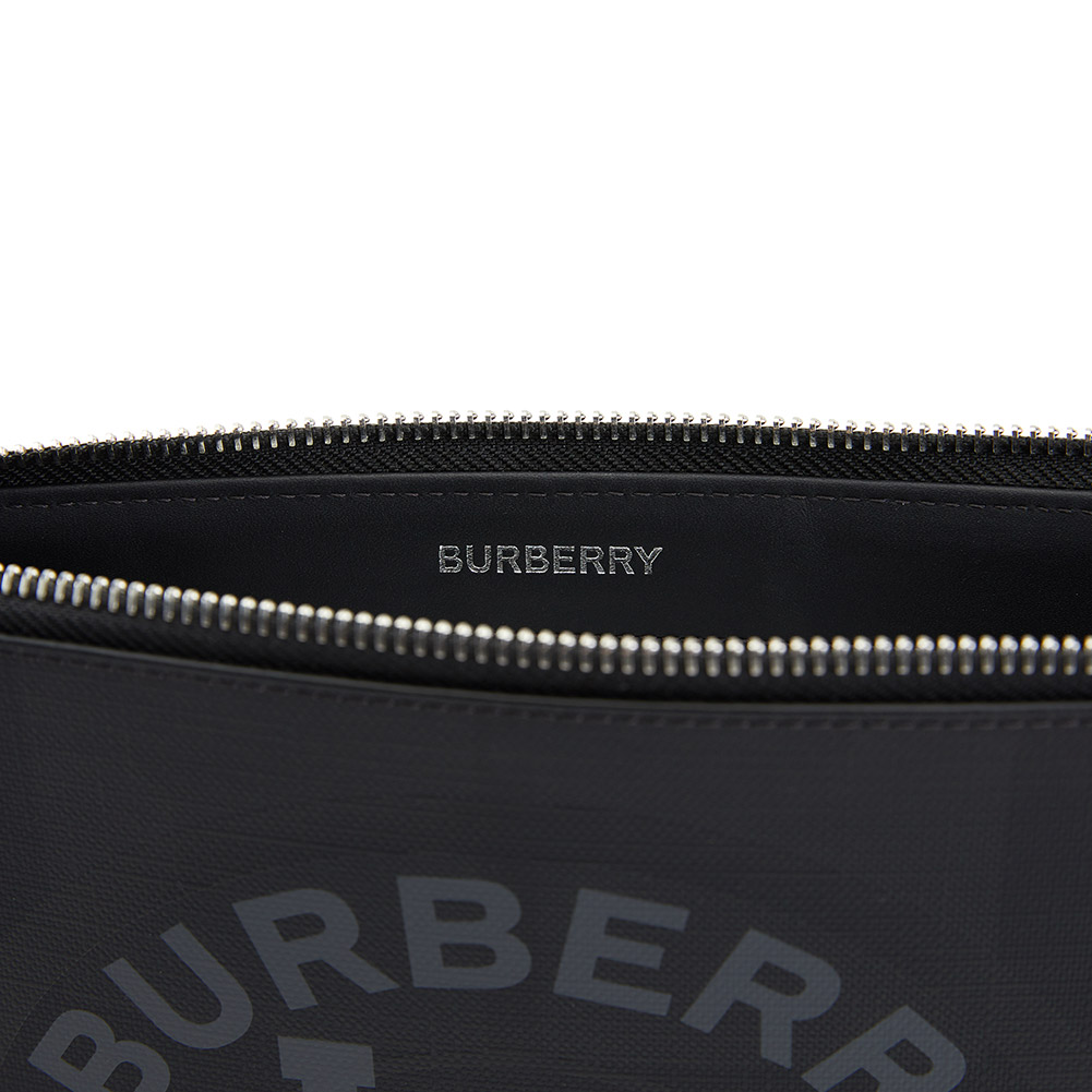 버버리(BURBERRY) 로고 그래픽 런던 체크 남자 클러치/파우치 EDIN 8022559