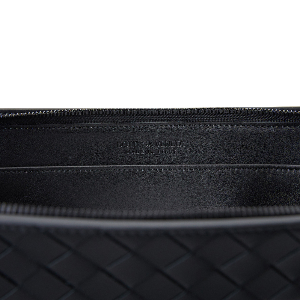 보테가베네타(BOTTEGA VENETA) 네로 인트레치아토 도큐먼트 케이스 공용 클러치/파우치백 601056 VCPQ1 8984