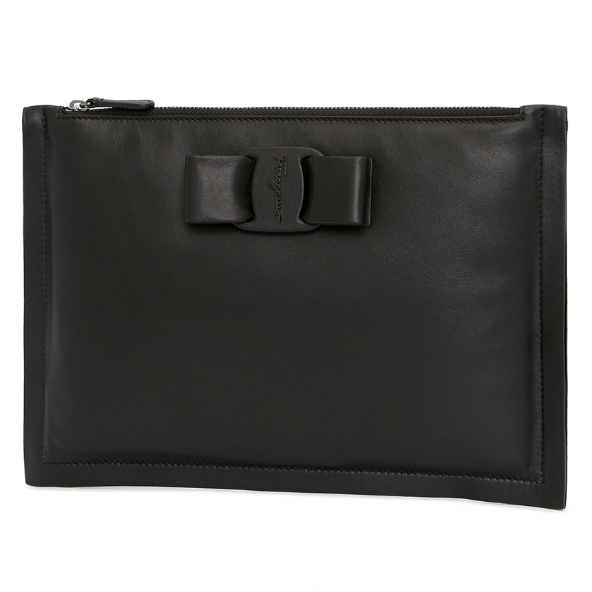 페라가모(FERRAGAMO) 비바 보우 여자 클러치/파우치백 22 0301 NERO 0745861
