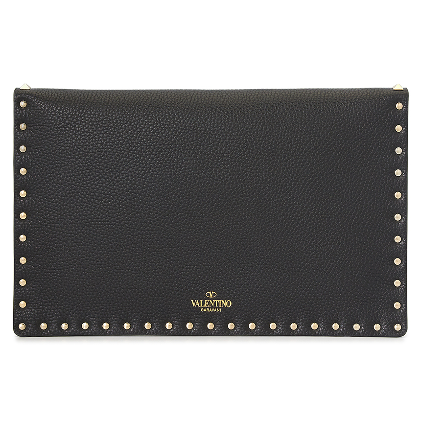 발렌티노(VALENTINO) 락스터드 엔벨롭 여자 클러치/파우치백 WW2P0P56VSH 0NO