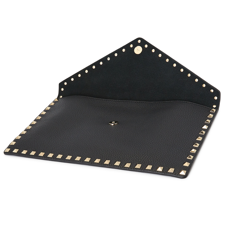 발렌티노(VALENTINO) 락스터드 엔벨롭 여자 클러치/파우치백 WW2P0P56VSH 0NO