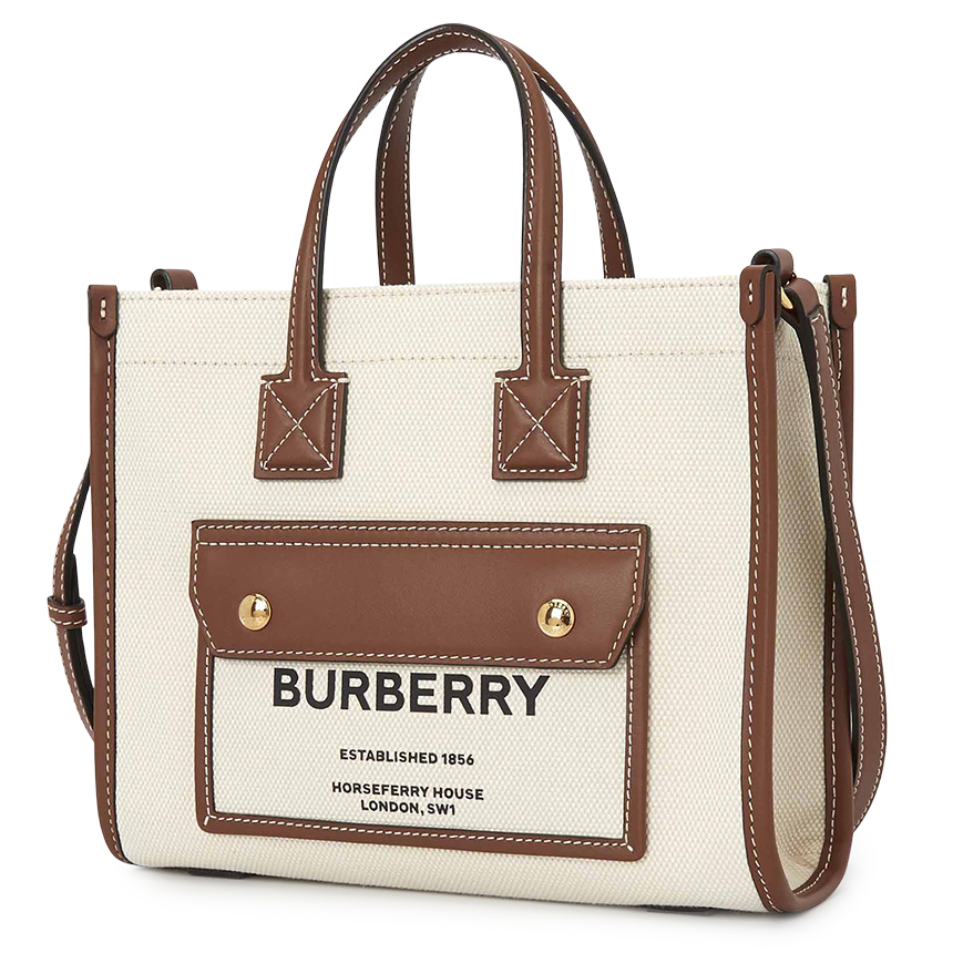 버버리(BURBERRY) 미니 투톤 여자 프레야백 MN NEW TOTE 8044143