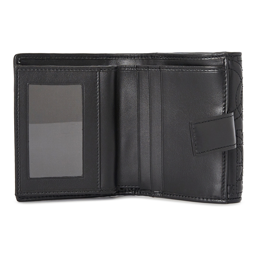 페라가모(FERRAGAMO) 퀼티드 간치니 여자 반지갑 22 D339 NERO 0695499