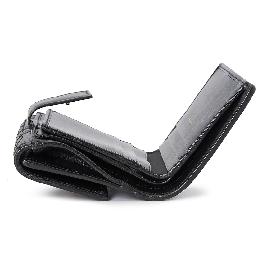 페라가모(FERRAGAMO) 퀼티드 간치니 여자 반지갑 22 D339 NERO 0695499